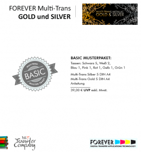 FOREVER Multi-Trans GOLD & SILVER | Musterpaket BASIC