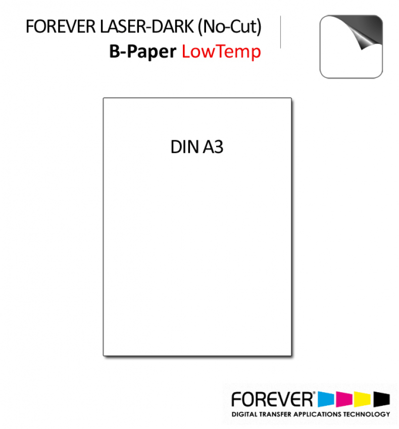 FOREVER LASER-DARK (No-Cut) B-Paper LowTemp Pro | DIN A3
