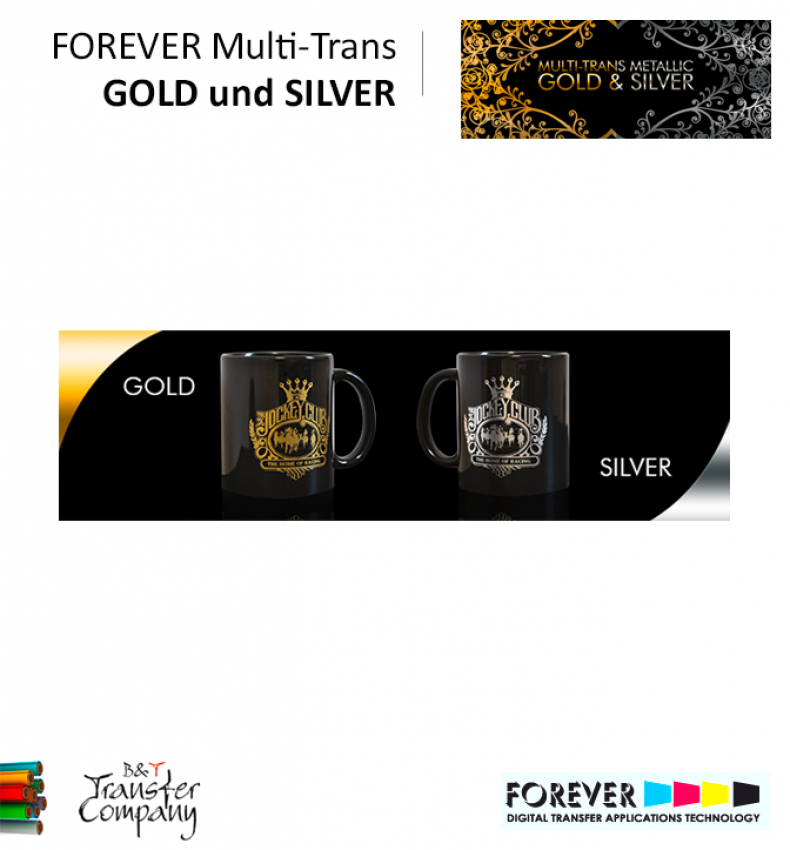 FOREVER Multi-Trans GOLD & SILVER | DIN A3