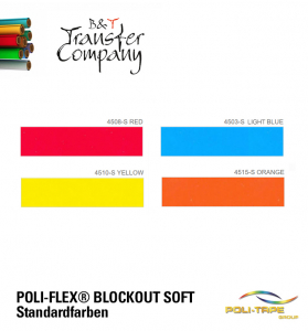 POLI-FLEX BLOCKOUT SOFT - Bogenware, 305 x 500 mm