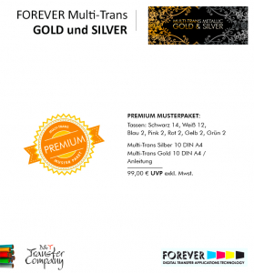FOREVER Multi-Trans GOLD & SILVER | Musterpaket PREMIUM
