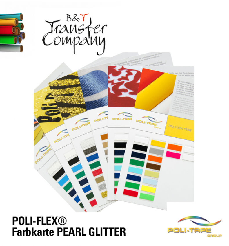 Farbkarte POLI-FLEX PEARL GLITTER