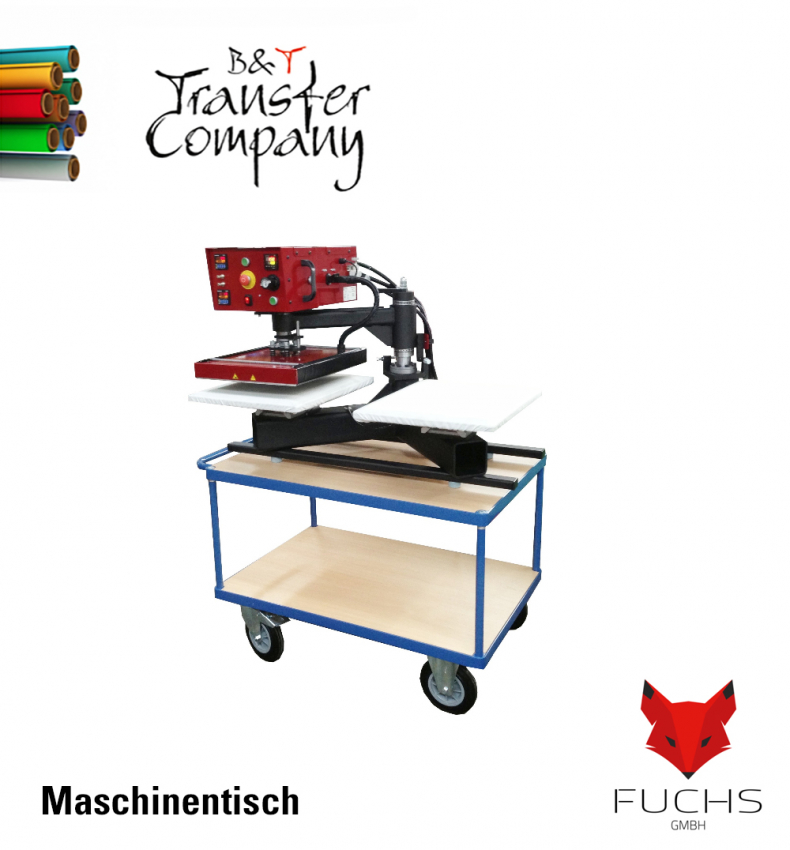 Positionslaser & Maschinentisch