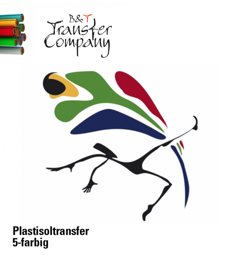 100-249 Bogen Plastisoltransfer 5-farbig